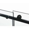 Sprchové dveře BELVER BLACK (Varianta Barva rámu - Černá, Rozměr A - 120, Směr zavírání - Univerzální Levé / Pravé, Výplň - Čiré bezpečnostní sklo - 8 mm)