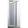 [Kód: OLBBXF120001 80-60 cm] Sprchová zástěna HOPA Flex Marte New 60-80x185 cm detail transparentních plastových lamel a shrnovacího systému.