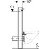 Geberit Monolith Modul pro závěsné WC, 101 cm, sklo máta/ hliník 131.022.SL.5 nakres 1