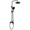 Nástěnný sprchový sloup Lotta, výška 110,2 cm, černá