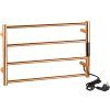 Elektrický sušák ručníků LADERRA mini, 560x370x90 mm, 63W, nerez, lesk, měděná zlatá, Kód: 704154081