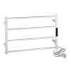 Elektrický sušák ručníků LADERRA mini, 560x370x90 mm, 63W, nerez, bílá, Kód:704151084