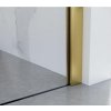 detail 2: BESTECO Lagos Gold Walk-In Zástěna 100x200 cm, zlatá, čiré sklo 8 mm