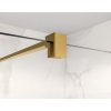 detail 4: BESTECO Lagos Gold Walk-In Zástěna 100x200 cm, zlatá, čiré sklo 8 mm