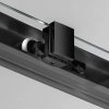 Gelco Sigma Simply Black Sprchový kout čtvrtkruh 100 x 80 cm, černá mat/čiré sklo GS1080B detail 2