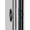 Gelco Sigma Simply Black Sprchový kout čtvrtkruh 100 x 80 cm, černá mat/čiré sklo GS1080B detail 5