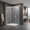 Besteco Sprchový Kout obdélník Bel 100x90 cm, levé/pravé, chrom