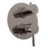 Besteco Podomítková baterie Seina 3-cestná s tělesem, metal grey kartáčovaná se987 3mgk