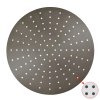 Besteco hlavova sprcha kulata kovova 30 cm s 4 otvorovymi tryskami metal grey kartacovana ks0001