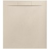 Besteco Sprchová vanička Nilo 100x90 cm, litý mramor, beige