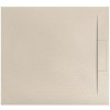 Besteco Sprchová vanička Nilo 100x90 cm, litý mramor, beige