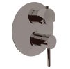 Podomítková sprchová baterie SE986 Seina 2-cestná s tělesem, metal grey kartáčovaná
