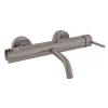 Nástěnná vanová baterie Seina SE955 v moderním matném provedení Metal Grey
