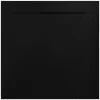 Besteco Sprchová vanička Nilo negro 90x90 cm, litý mramor, černá