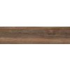 Keramická dlažba Delamare Dark Brown 22x90 cm v imitaci hnědého dřeva