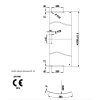 75 sprchovy kout hammer 80x80 cm