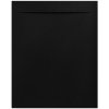 Černá obdélníková sprchová vanička Nilo negro 100x80 cm z litého mramoru s krytým odtokem Kód: NI100080NEEQZ