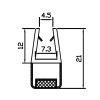 magneticky tesnici profil 90 na sklo 6mm delka 2 bm (1)