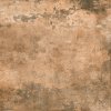Detail povrchu rektifikované dlažby Rusty Metal copper semipulido 120x120 cm v hnědo-měděném odstínu
