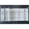 Zrcadlová skříňka Stripe 120x70 cm s LED osvětlením a zvětšovacím zrcátkem