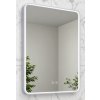 Hranaté koupelnové LED zrcadlo Deira 60x80 cm s rámem kartáčovaná gunmetal, Kód:DEIRA6080LEDSGGK