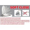 BESTECO Urban WC sedátko Slim (Soft-Close, duroplast, černé)