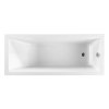 Bílá akrylátová vana Jika Cubito Pure 170x75 cm - pohled z nadhledu