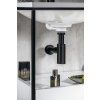 Besteco umyvadlový sifon 5/4", Kulatý, černá mat, C-2930N