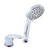 Dvouotvorová vanová baterie D475 v chromovém provedení pro napouštění přepadem
