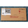 Originální kartonové balení LED zrcadla Besteco připravené k přepravě na paletě