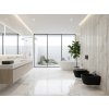 [Kód: TR2197-18] Závěsné WC BESTECO Nera černé 35,5x50 cm detail bezokrajové Rimless mísy a Soft-Close sedátka.