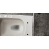 Besteco Orlo hranaté závěsné WC Rimless se sedátkém softclose 35x50,5 cm