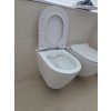 Besteco Basso závěsné WC včetně sedátka soft-close Rimless 36x48 cm, bílé