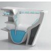 Detail Rimless technologie bezoplachového kruhu u WC Besteco Basso