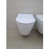 Besteco Basso závěsné WC včetně sedátka soft-close Rimless 36x48 cm, bílé