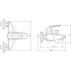 7851 1 vanova nastenna baterie s prislusenstvim economy chrom 57020 0