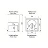 849 hranaty keramicky zavesny bidet bess
