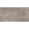 Detail textury velkoformátové slinuté dlažby Volcano Taupe 60x120 cm v designu šedohnědého betonu
